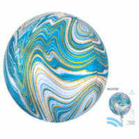 Ликвидация! Сфера 3D Голубой Мрамор в упаковке / Blue Marblez Orbz