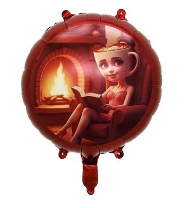 Круг Мемы итальянские Балерина у камина