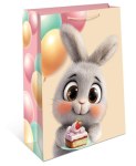Пакет подарочный Зайка с тортиком