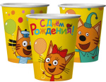 Стаканы Три Кота, Веселый День Рождения