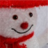Распродажа! Снеговик в красной шляпе светодиодная фигура из проволоки