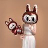 Фигура Плюшевый эльф, Голова, Коричневый