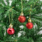 Новогодние шары Красные