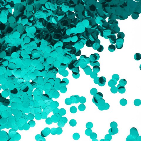 Конфетти фольга Круг, Тиффани, Металлик