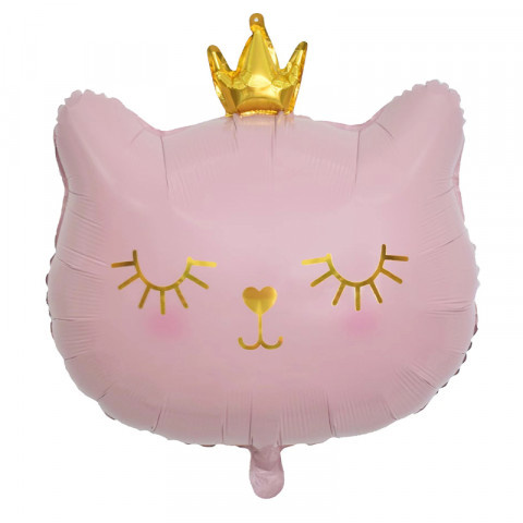 Т Фигура Котенок принцесса, розовый / Cat Princess Pink