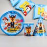 Набор бумажной посуды "С днем рождения!", Щенячий патруль