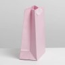 Пакет подарочный ламинированный, упаковка, «Розовый»