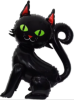 Фигура 3D, Котенок, Черный