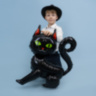 Фигура 3D, Котенок, Черный