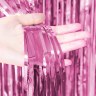 Занавес для фотозоны, дождик, Розовый, Металлик Занавес для фотозоны, дождик, Розовый, Металлик