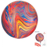 Ликвидация! Сфера 3D Разноцветный Мрамор в упаковке / Colorful Marblez Orbz