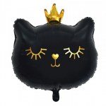 Фигура Котенок принцесса, черный / Cat Princess Black