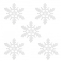 Декоративное украшение Снежинки Льдинки, Белый