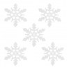 Декоративное украшение Снежинки Льдинки, Белый Декоративное украшение Снежинки Льдинки, Белый