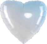 FM Сердце Бело-Голубой, градиент / Heart White-Blue gradient