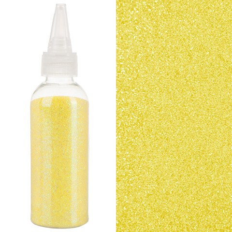 Распродажа Глиттер Желтый в банке