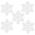 Декоративное украшение Снежинки Смешинки, Белый Декоративное украшение Снежинки Смешинки, Белый