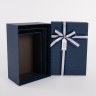 Коробка Элегант, Темно-синий с декором