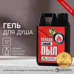 Гель для душа канистра HARD LINE «Охлади свой пыл», аромат мужского парфюма