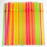 Трубочки для коктейлей (пластик), Ассорти