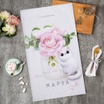 Полотенце «Котики», 100% хлопок, саржа 190 г/м² Честный знак