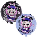 Круг Монстрики зубастые плюшевые, фиолетовый