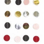 Распродажа! Гирлянда-подвеска Круг, Яркий микс, Металлик