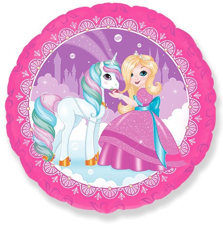 FM Круг Принцесса Мия и единорог / RD MIA AND UNICORN (BRAVO)