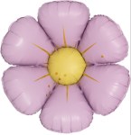 Фигура Цветок, Ромашка (надув воздухом), Сиреневый, Сатин