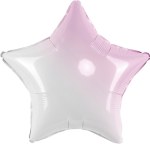 FM Звезда Бело-Розовый градиент / Star White-Pink gradient