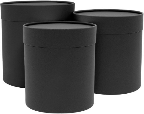Коробка-цилиндр, Черный
