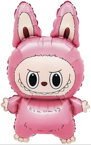 Шар с клапаном Мини-фигура, Плюшевый эльф, Розовый