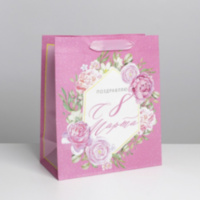 Пакет ламинированный «Розовые мечты»