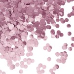 Конфетти фольга Круг, Розовый, Хром