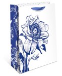 Пакет подарочный премиум Графический цветок
