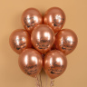 DB Шары Лучшему Учителю, Розовое Золото, хром