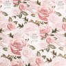 Бумага упаковочная глянцевая «Нежные цветы»