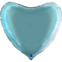 G Сердце, Лазурно-голубой, Голография