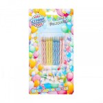 Свечи для торта незадуваемые "Спираль"