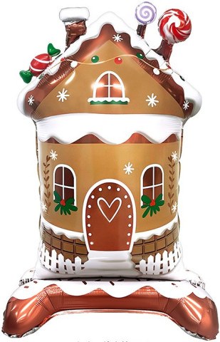 Фигура 3D на подставке, Пряничный домик