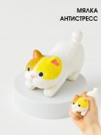 Мялка - антистресс «Soft cat», Белый кот