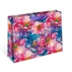 Пакет ламинированный горизонтальный Акварельные цветы