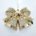 Новогодняя игрушка Колокольчики золотые