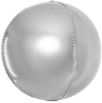 Шар Сфера 3D, Серебро