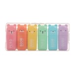 Набор маркеров-текстовыделителей «Мини-Зверьки», скошенный наконечник, узел 5 мм