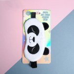 Маска для сна фигурная «Панда», белый