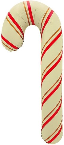 Фигура, Леденец трость (надув воздухом), Кремовый Сатин