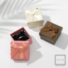 Коробочка подарочная под кольцо/серьги «Треугольники» блестящие, цвет МИКС