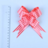 Бант - бабочка №3, Полоски, Красный/розовый