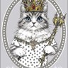 Конверт для денег С Днем Рождения, Кот король